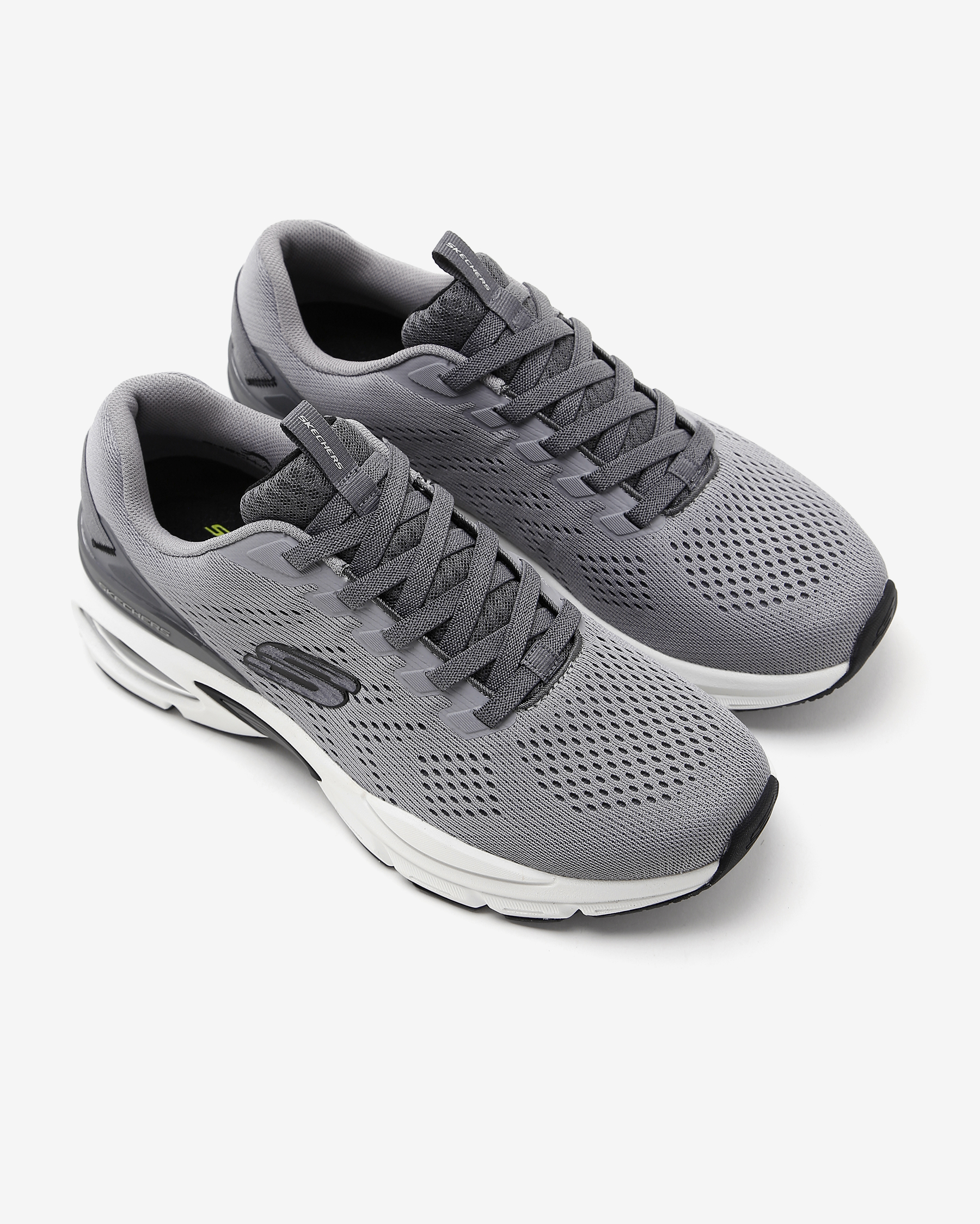 Grey skechers new arrivals